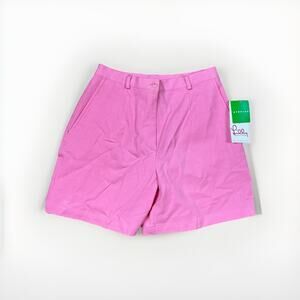 Vintage Lilly Pulitzer‎ shorts size 2 Bermuda Stretch Cotton Golf Cart hot pink